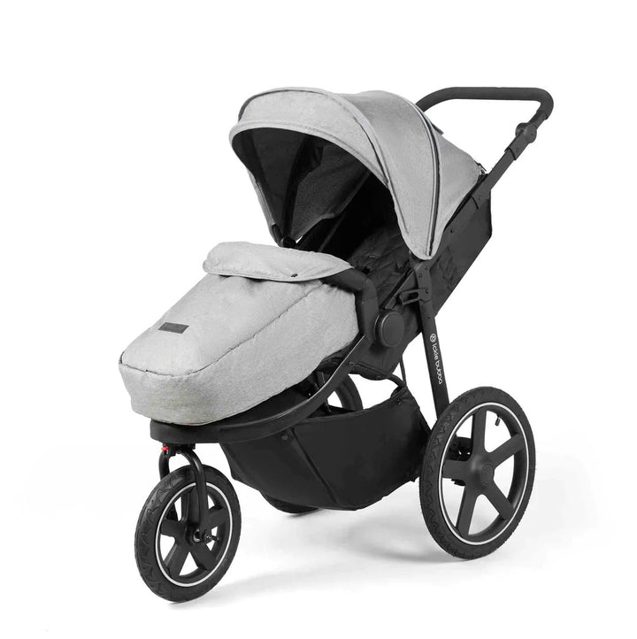 Ickle Bubba Venus Jogger Prime & Newborn Cocoon Bundle - Black/Space Grey