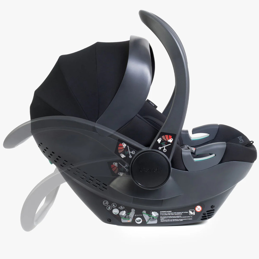 iCandy Core2 Complete 360 Car Seat Travel System Bundle - Black