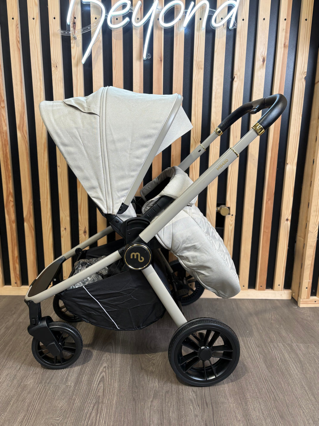 PRE LOVED My Babiie MB450i Pushchair - Ivory