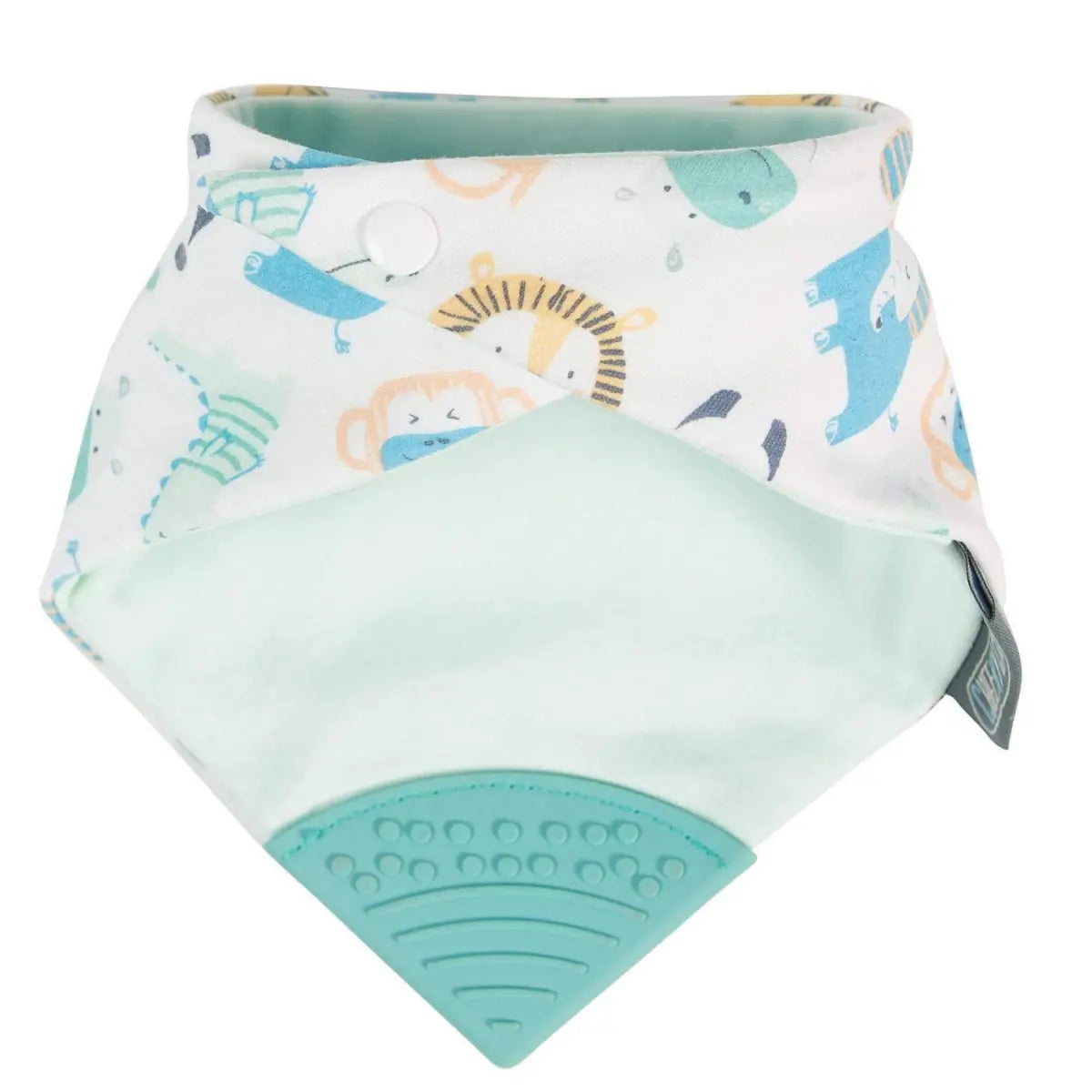 Cheeky Chompers Neckerchew Teething Dribble Bib - Animals