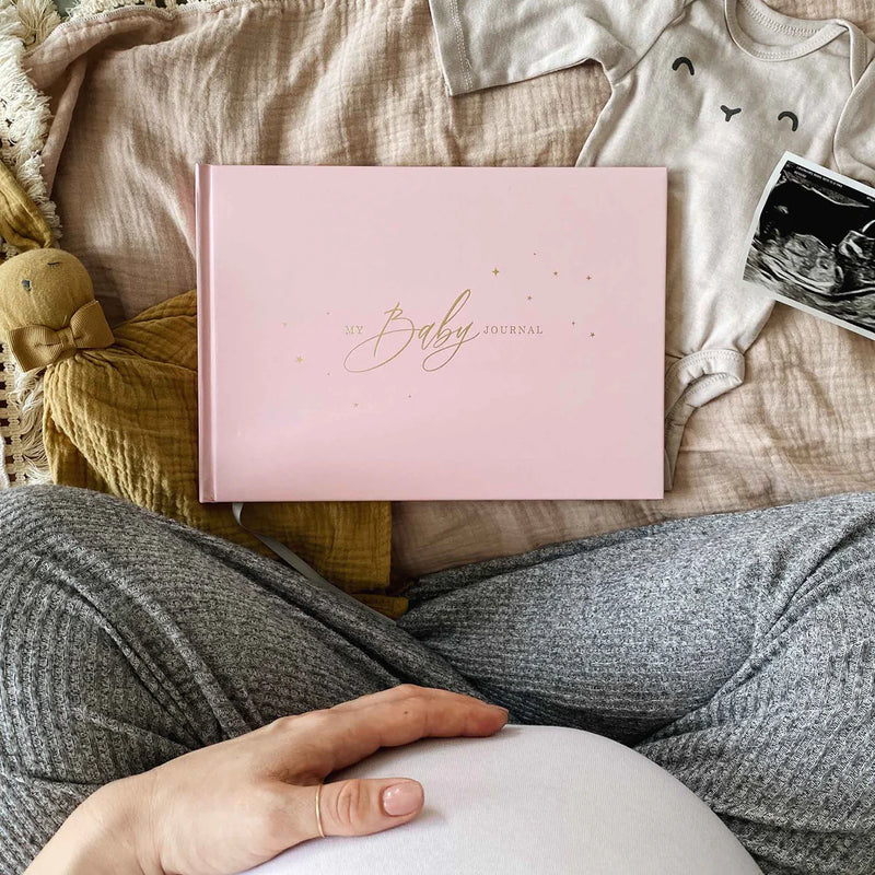 Blush & Gold Baby Memory Book - Blush