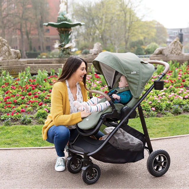 Joie Versatrax + Ramble XL Carrycot - Laurel