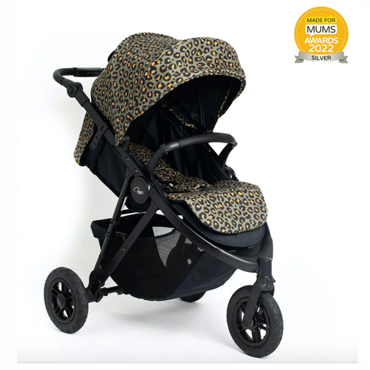 Roma Atlas all-terrain 3 Wheel Stroller - Khaki Leopard