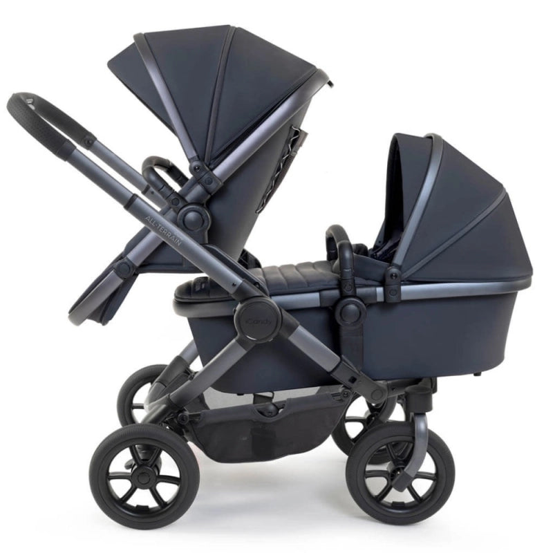 iCandy Peach 7 All Terrain Double Pushchair - Storm Grey