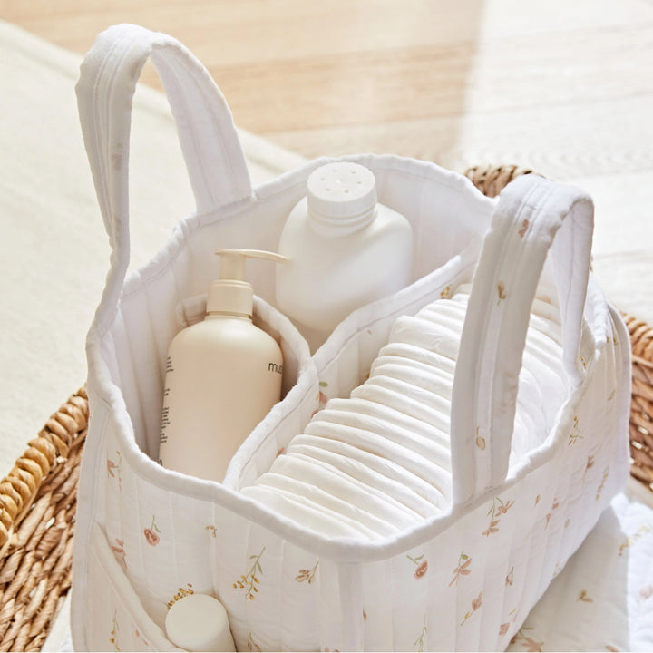 CuddleCo Nappy Caddy - Cashmere Meadow