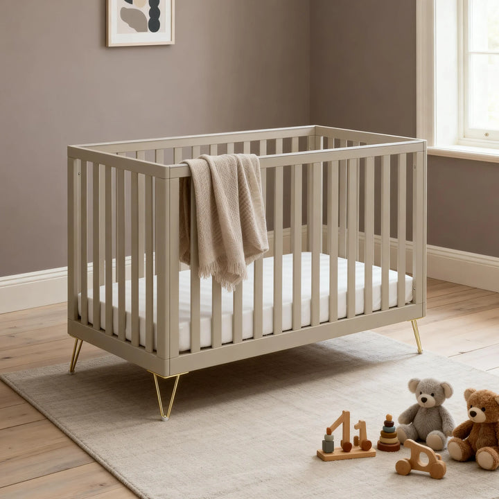 Babymore Kimi Cot Bed – Cashmere