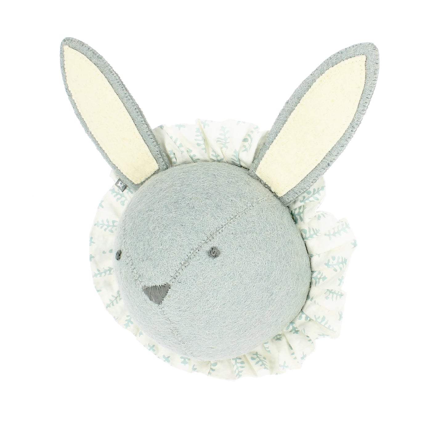 Fiona Walker Baby Rabbit with Vintage Ruff Head Mini - Blue