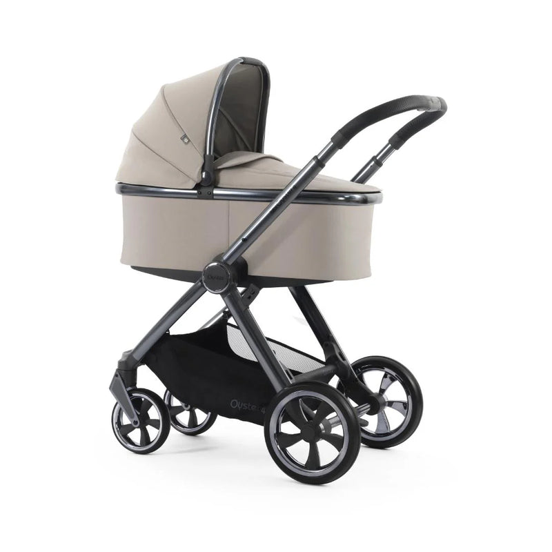 Oyster4 Luxury Travel System Bundle Inc Capsule 360 Car Seat - Stone