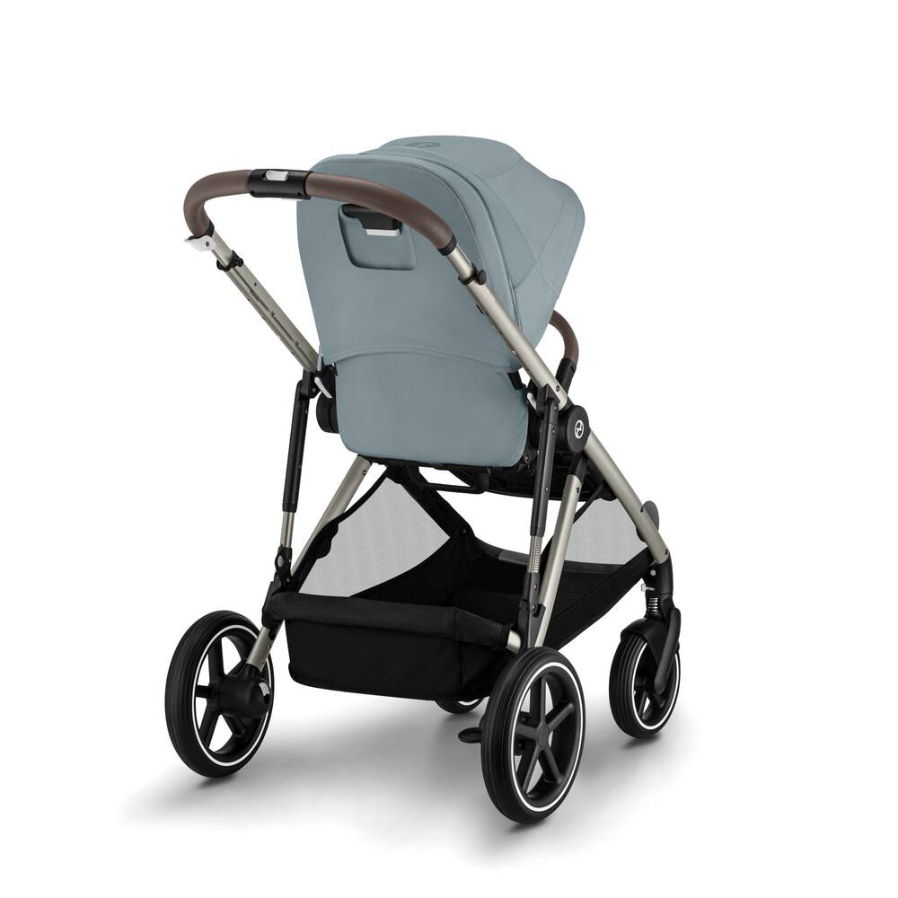 Cybex Gazelle Essential Bundle Inc Gold Footmuff - Stormy Blue/Taupe