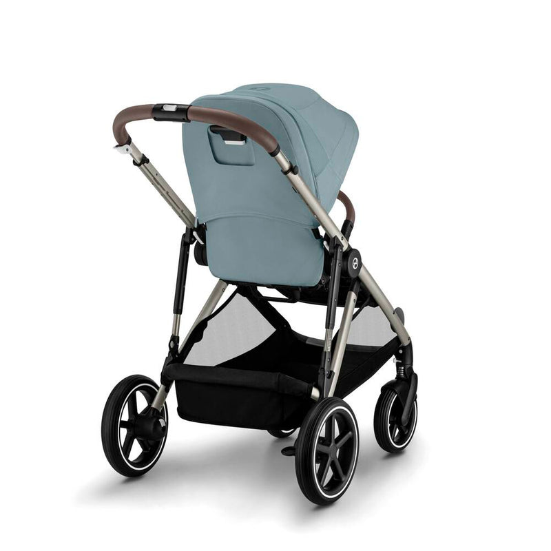 Cybex Gazelle Essential Bundle Inc Gold Footmuff - Stormy Blue/Taupe