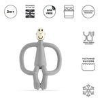 Matchstick Monkey Original Teething Toy  - Grey