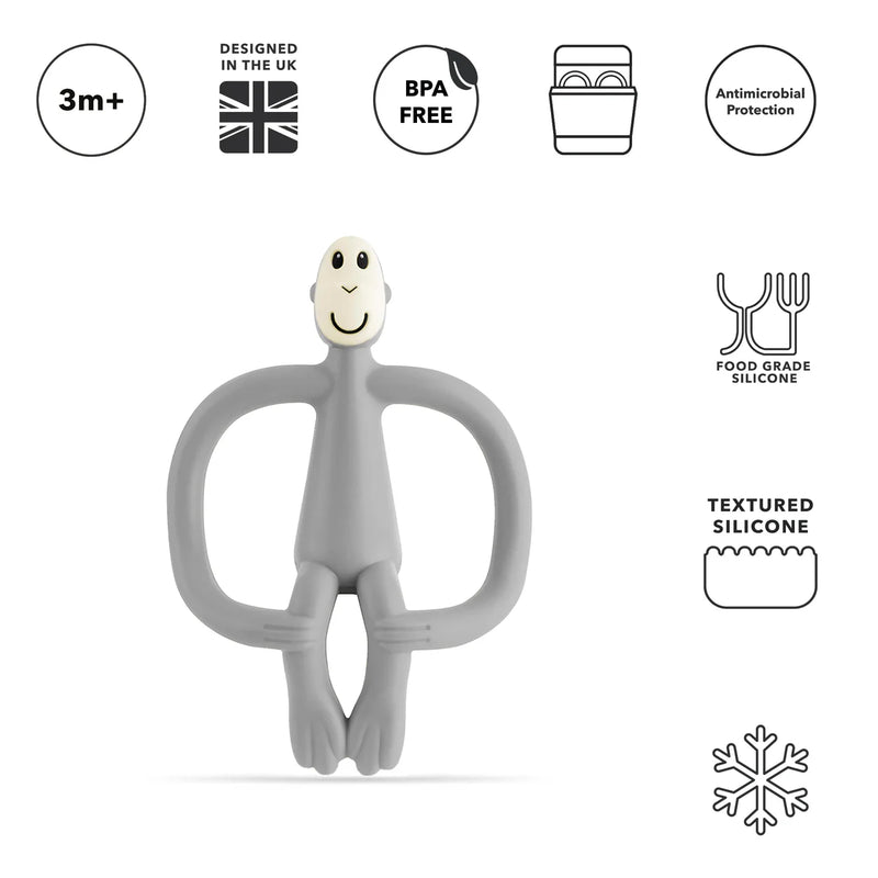 Matchstick Monkey Original Teething Toy  - Grey