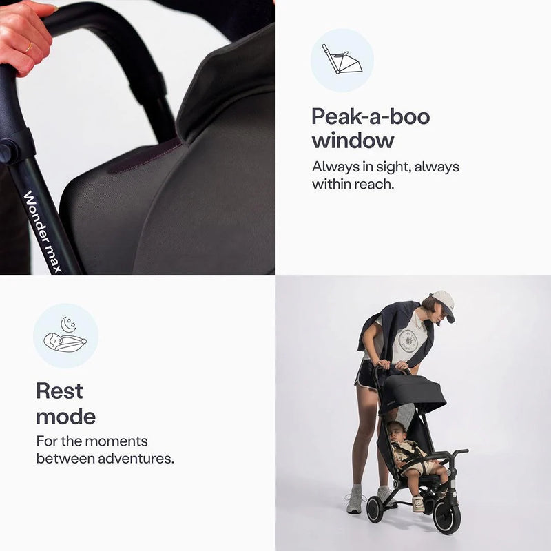 SmarTrike Wonder Max Stroller Trike - Jet Black