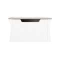 CuddleCo Clara Storage Box - White & Ash