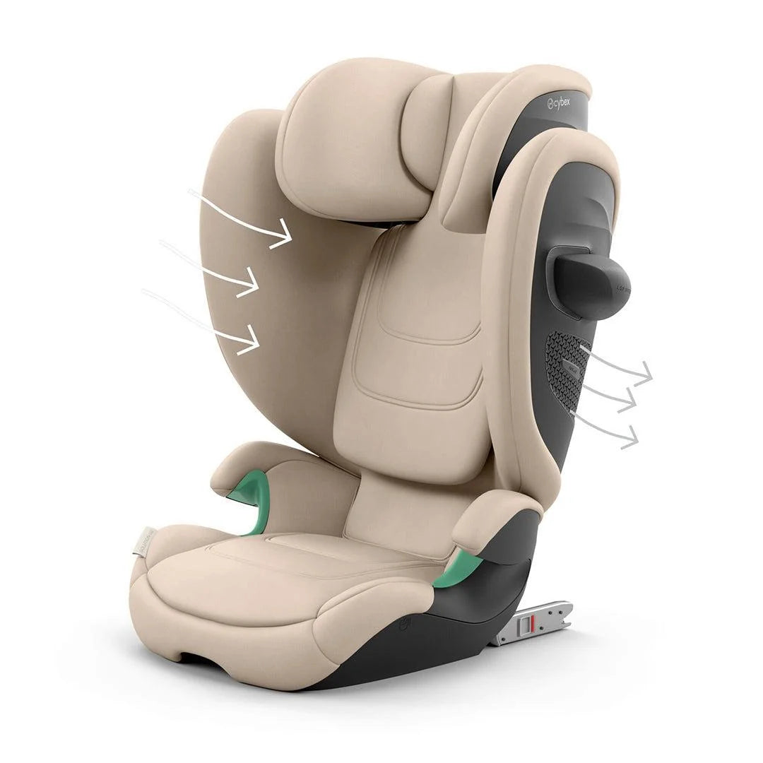 Cybex Solution G2 Foldable Car Seat - Almond Beige
