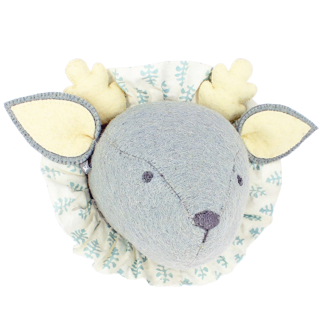 Fiona Walker Baby Deer with Vintage Ruff Head Mini - Blue