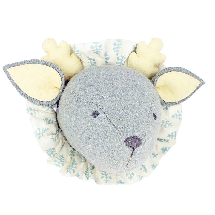Fiona Walker Baby Deer with Vintage Ruff Head Mini - Blue