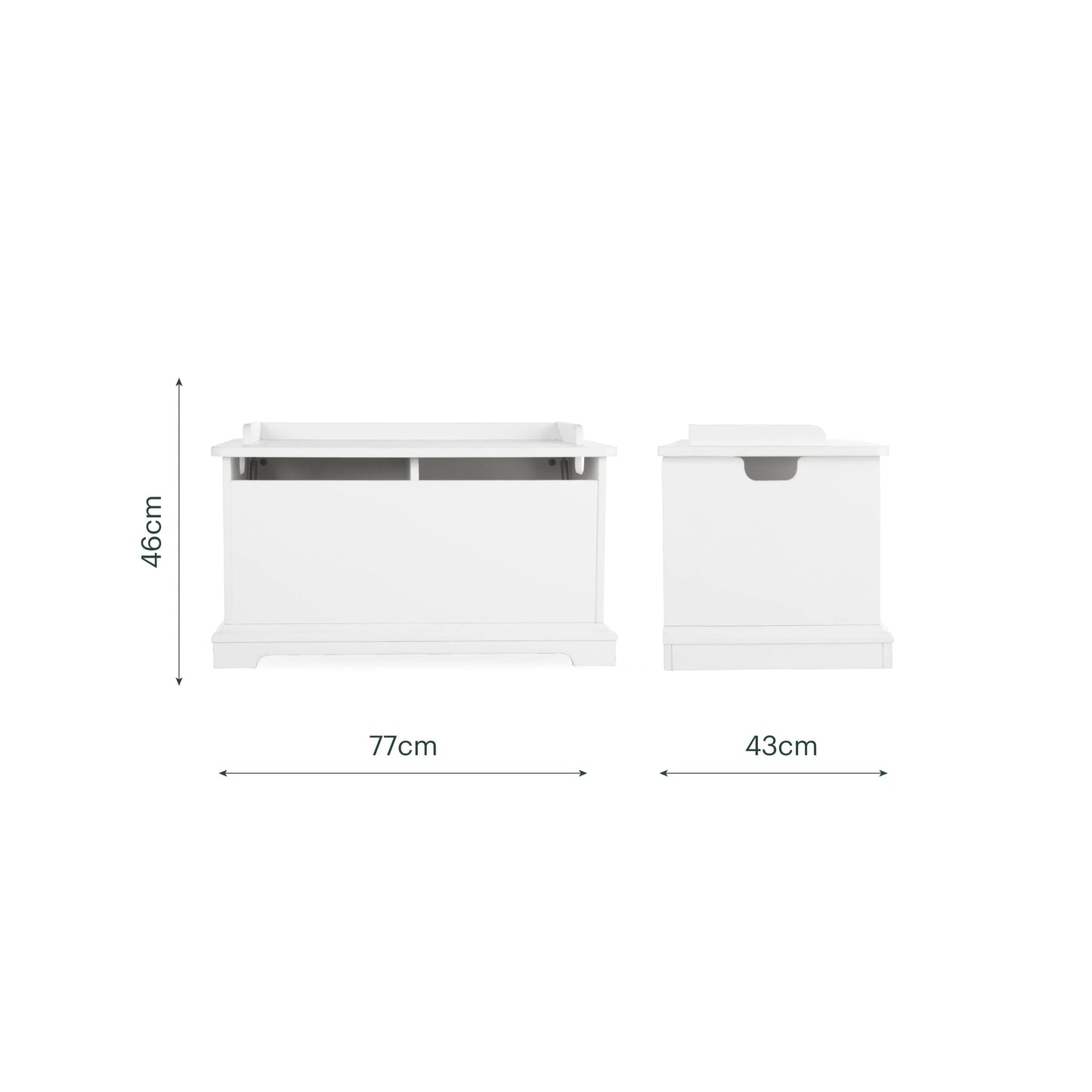 CuddleCo Beaumont Storage Box - White