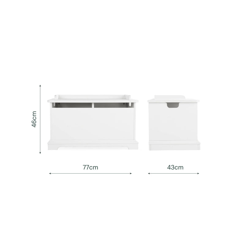 CuddleCo Beaumont Storage Box - White