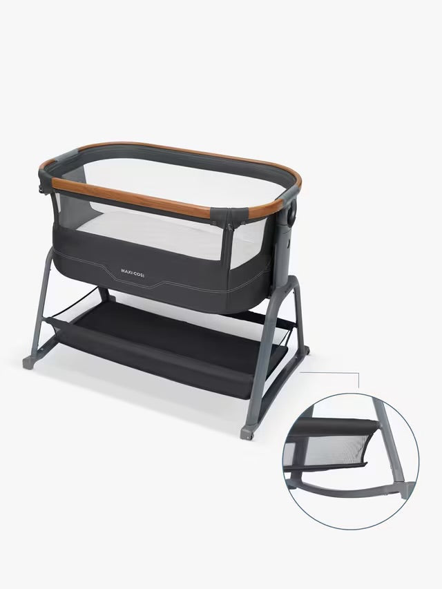 Maxi-Cosi Iora Plus Bedside Crib - Elegance Graphite