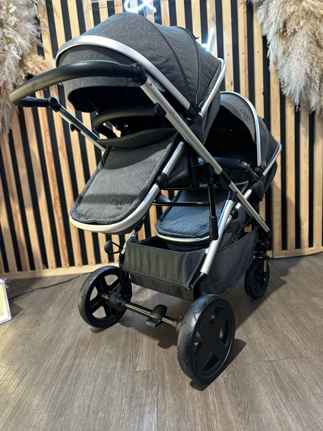 PRE LOVED Baby Elegance Cupla Duo - Grey