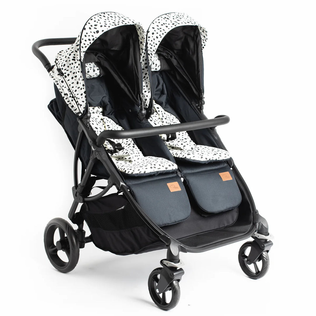 Roma Gemini Double Pushchair - Dalmation