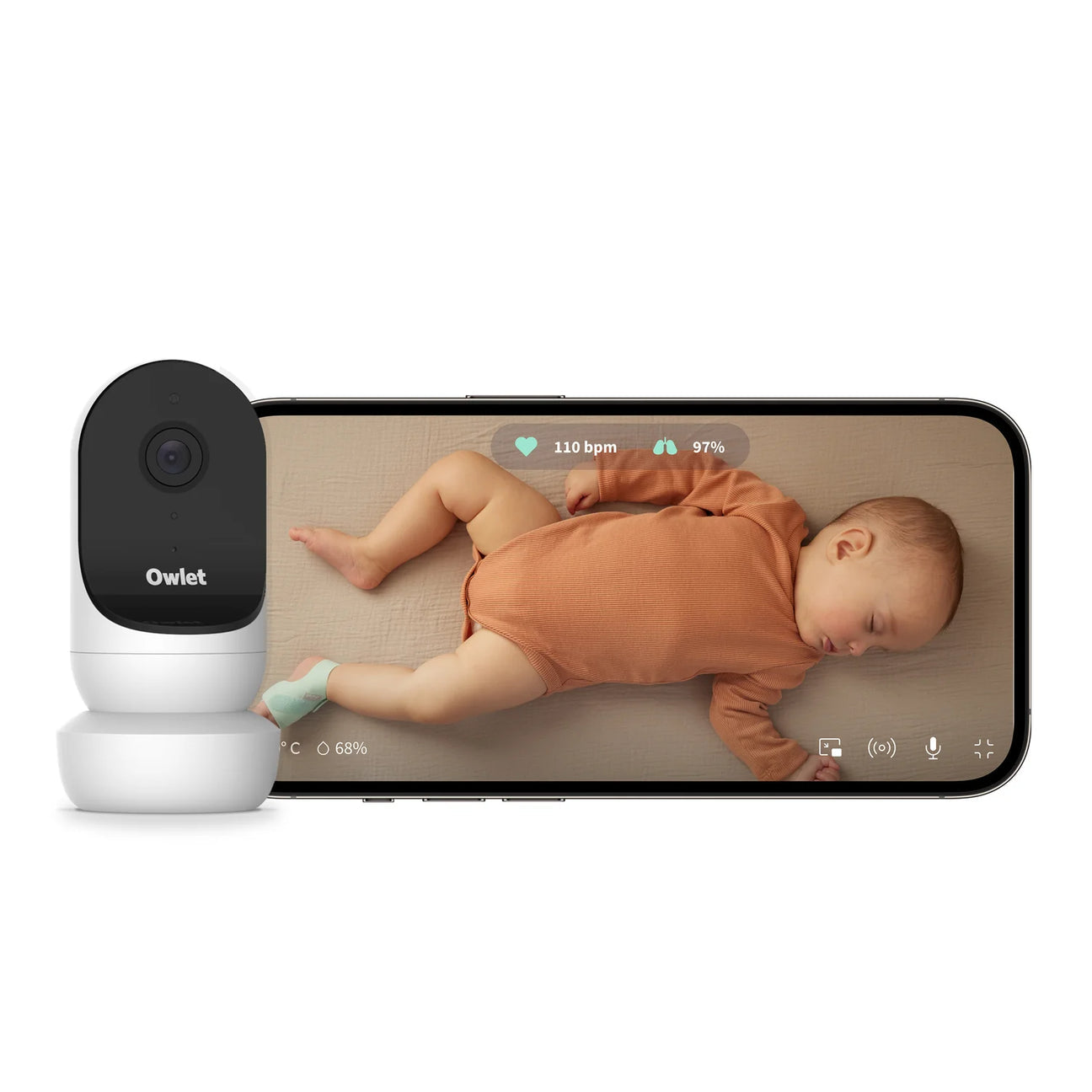 Owlet Cam 2 Video Baby Monitor - White