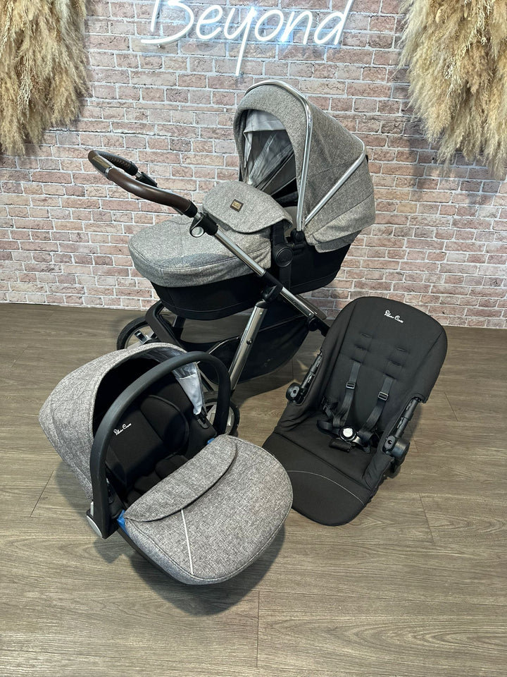 PRE LOVED Silver Cross Pioneer Travel System - Brompton