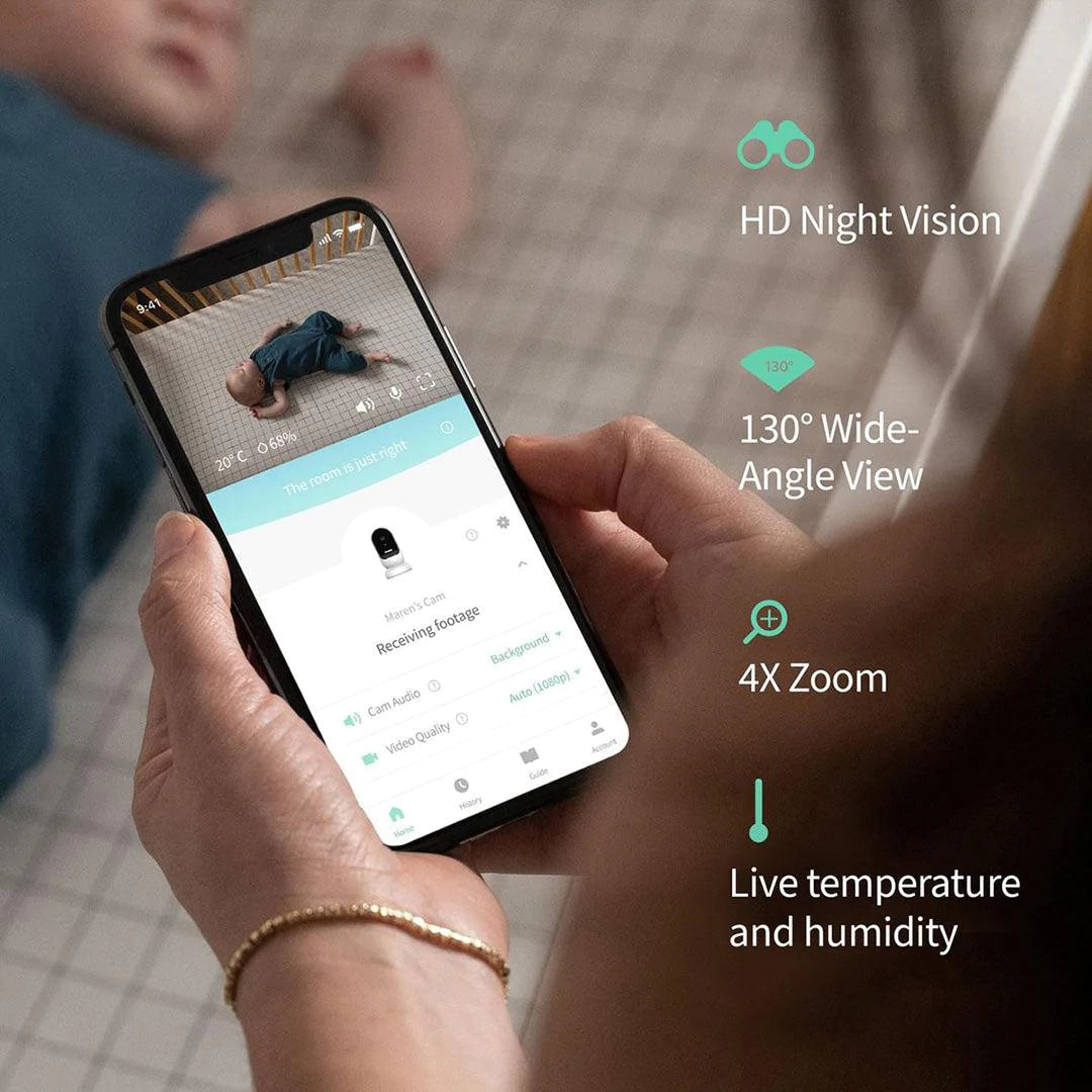 Owlet Cam 2 Video Baby Monitor - White