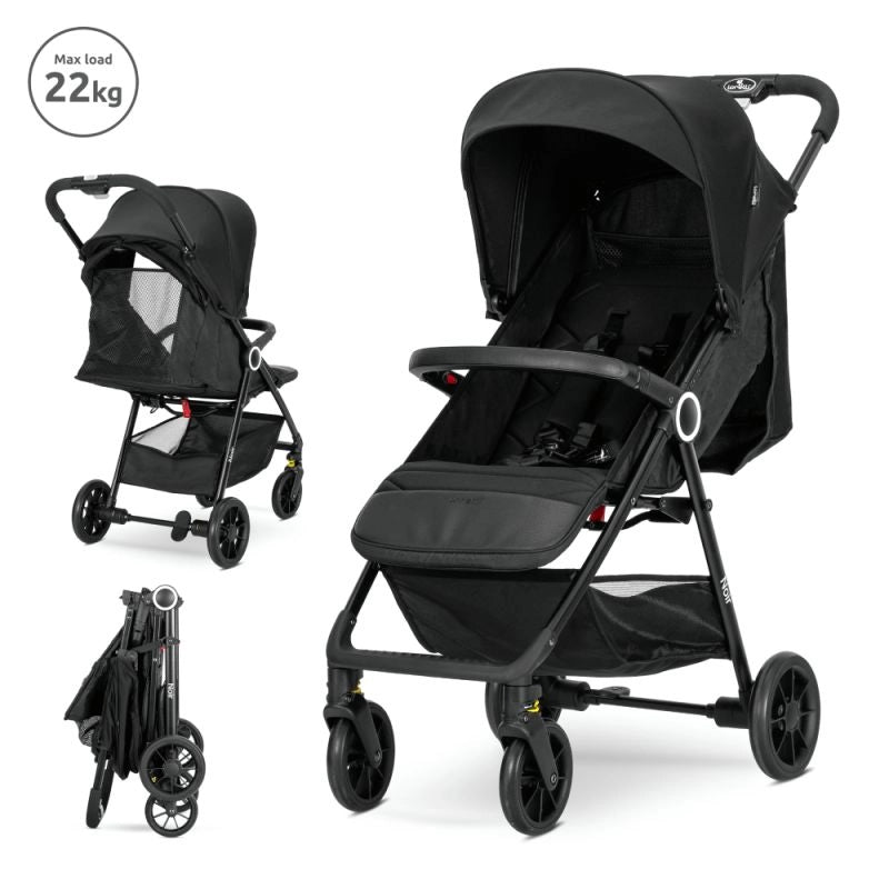 Lorelli Noir Lightweight Compact Stroller - Black