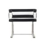 Oyster Drop Side Wiggle Crib Co-Sleeper - Carbonite