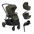 Joie Versatrax On The Go I-Snug 2 Car Seat + 360 Base Travel System Bundle - Fern