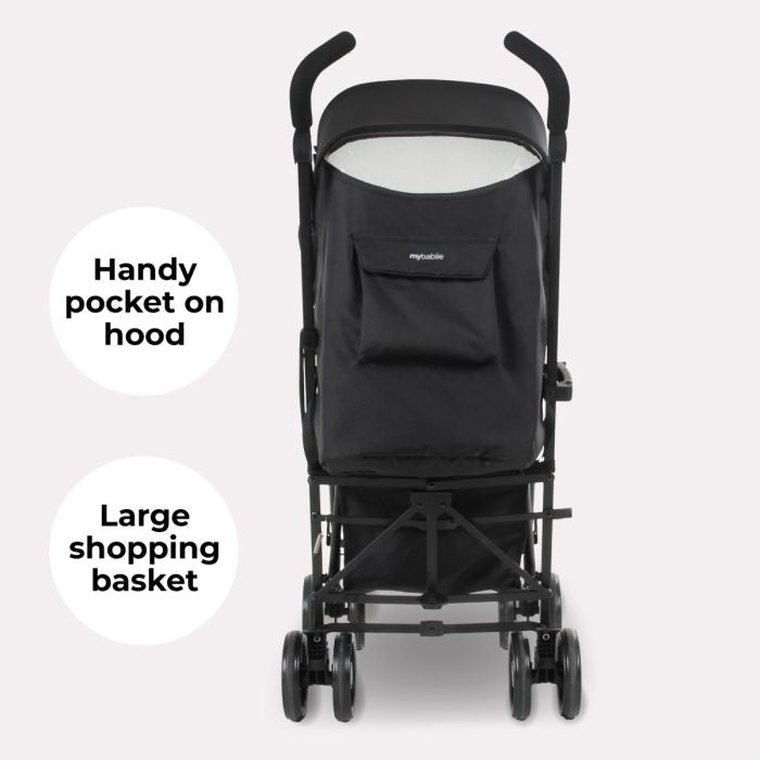 My Babiie MB01 Lightweight Stroller - Black