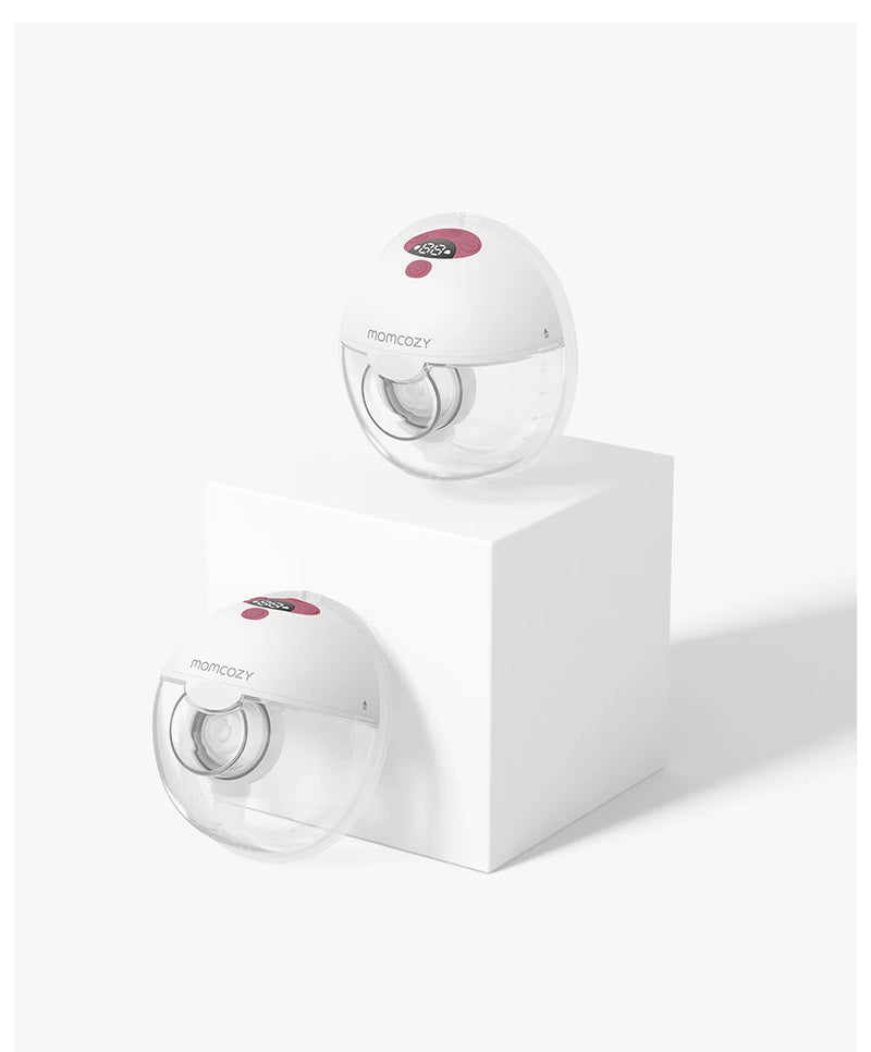 Momcozy Double M5 Wearable Electric Breast Pump - Maroon