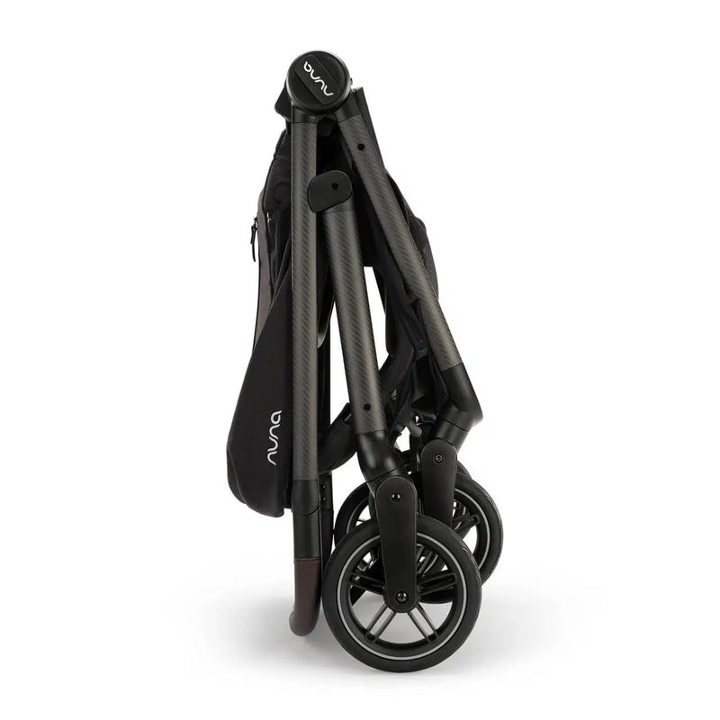 Nuna SWIV, ARRA Flex + BASE Curv Travel System Bundle - Caviar