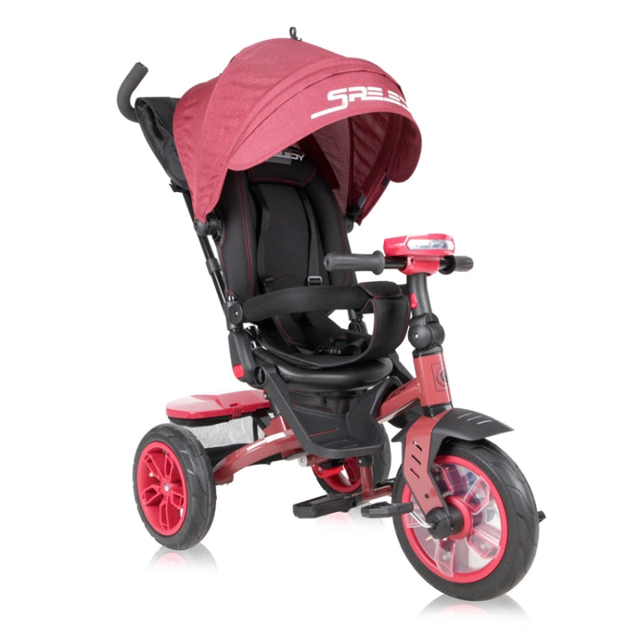Lorelli Speedy Air 3-in-1 Tricycle - Red & Black
