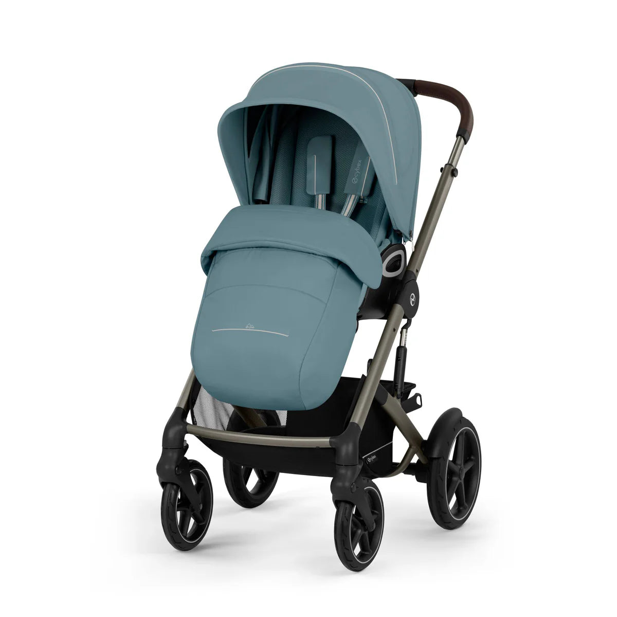 Cybex Talos S Lux 10-Piece Cloud G Travel System Bundle - Stormy Blue