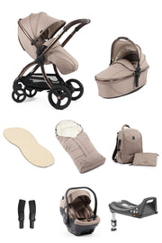 Egg3® Special Edition Luxury Stroller Bundle - Houndstooth Almond