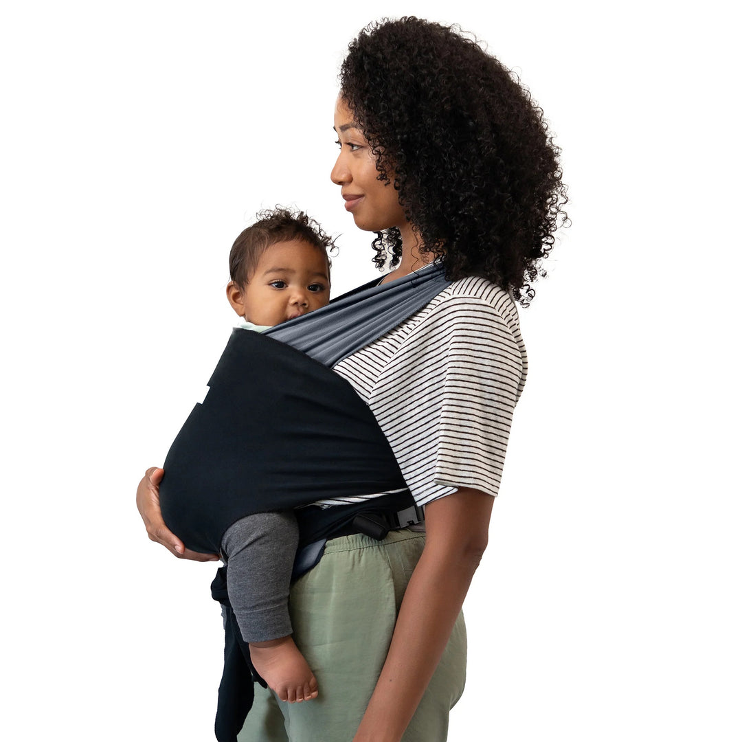 Moby Easy Wrap Carrier - Charcoal/Black