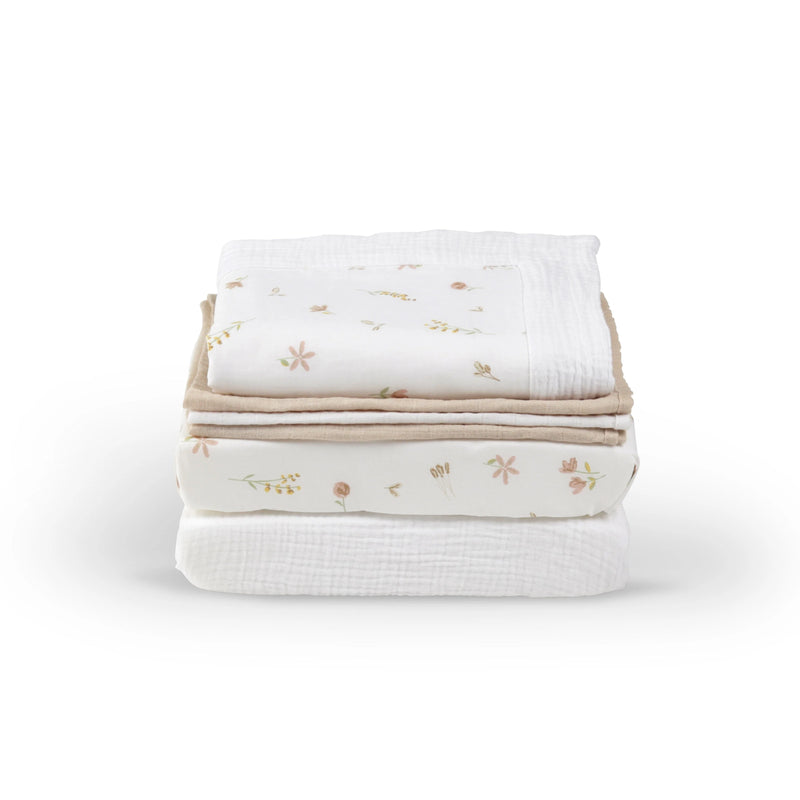 CuddleCo Universal Crib/Co-Sleeper Bedding Set - Meadow