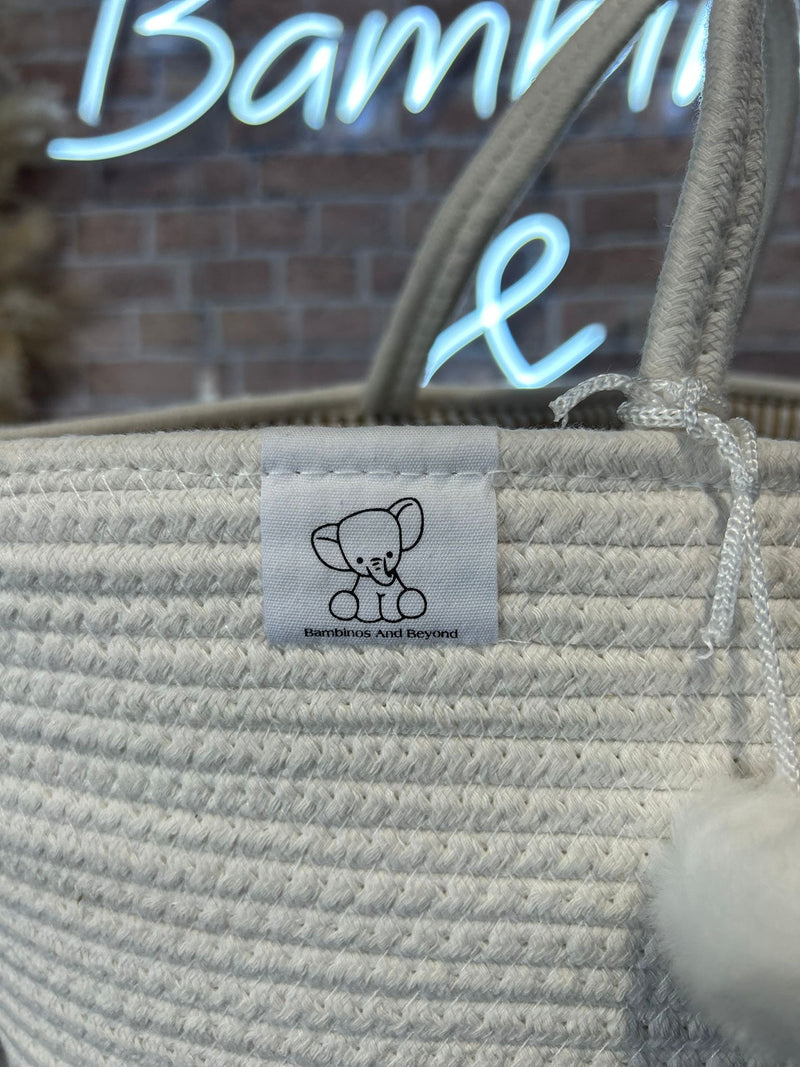 Cotton Rope Caddy - Off white
