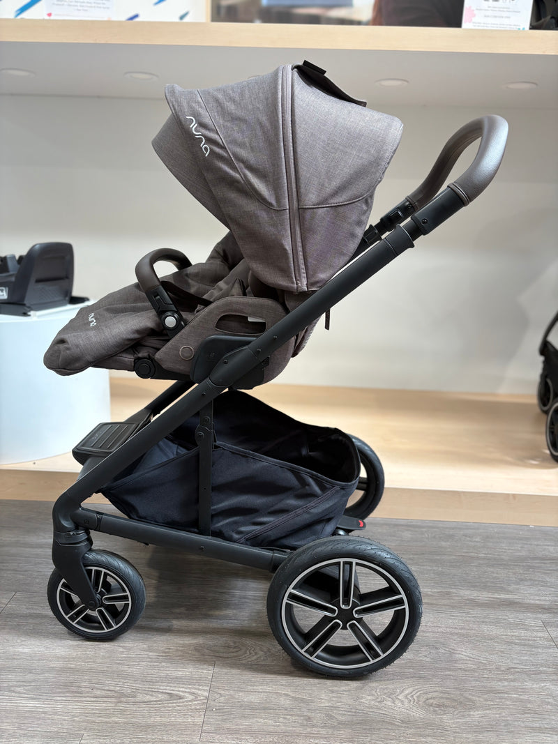 EX DISPLAY Nuna Mixx Pushchair, Carrycot + Cup Holder - Chestnut