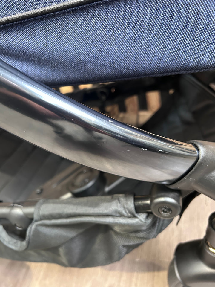 PRE LOVED iCandy Peach 6 Travel System - Navy Twill