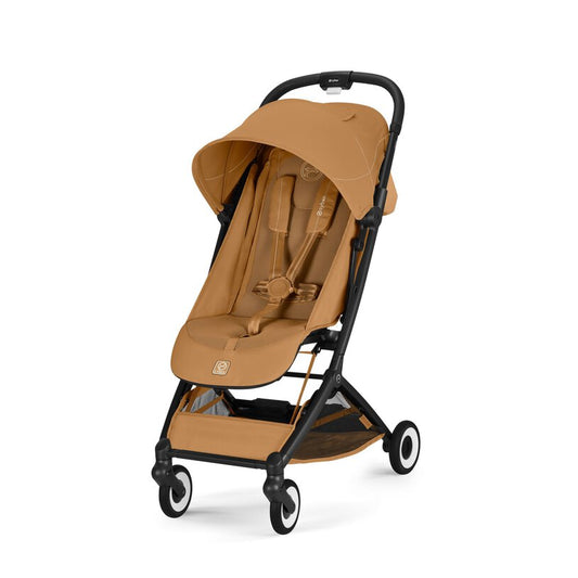 Cybex Orfeo Compact Travel Stroller - Cinnamon Yellow (2026 Model)