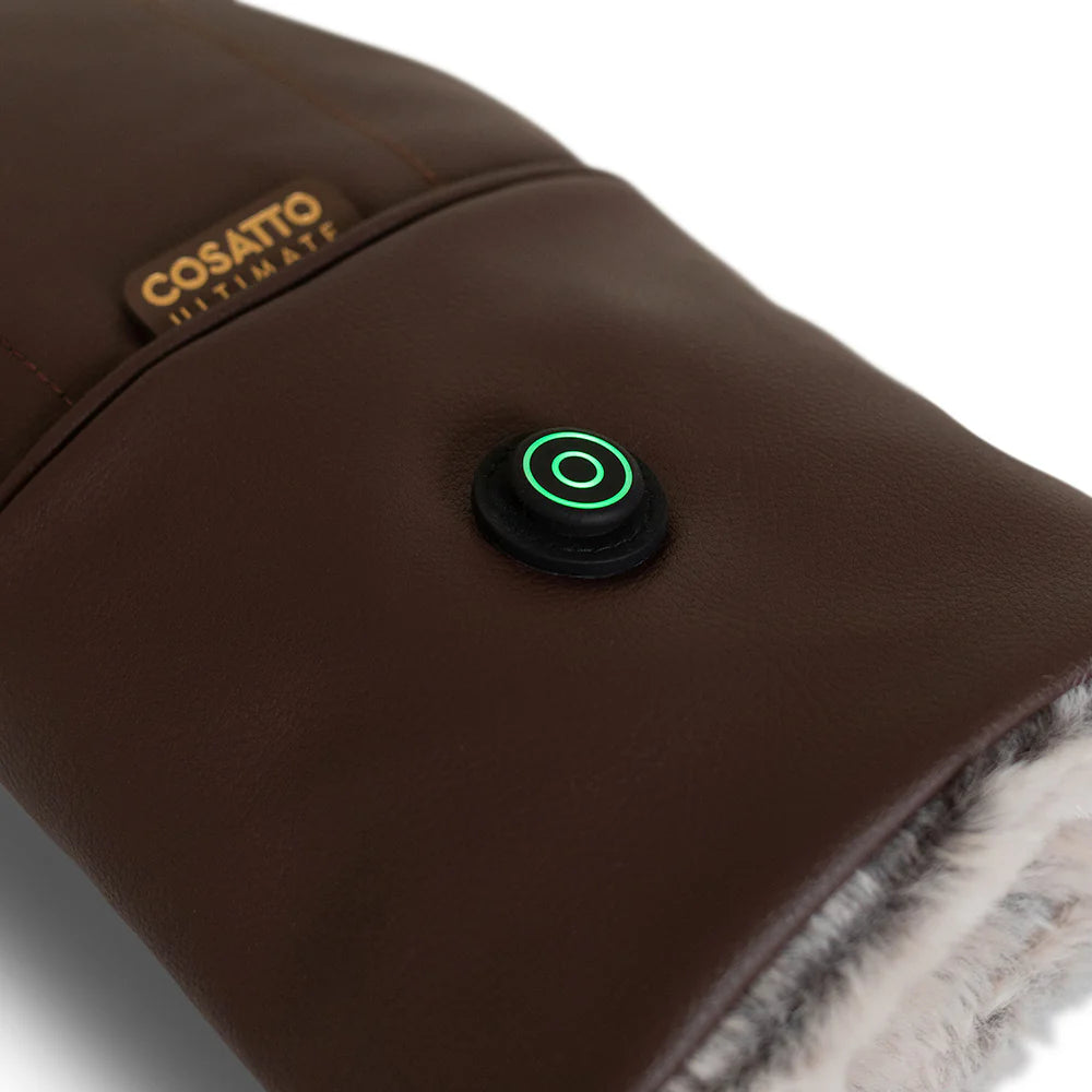 Cosatto Ultimate Heated Snuggle Mitts - Brown