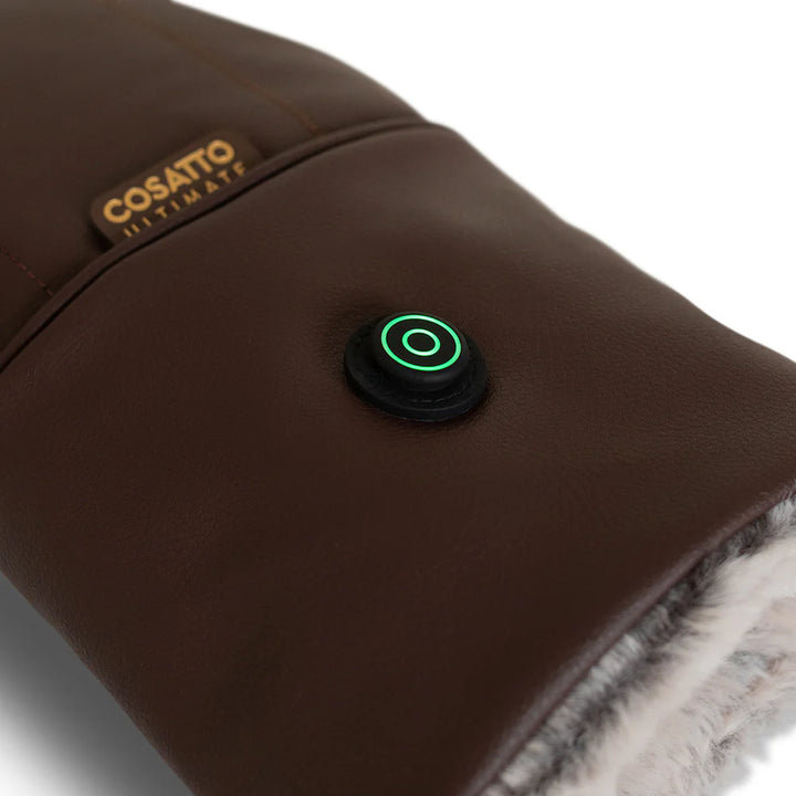 Cosatto Ultimate Heated Snuggle Mitts - Brown