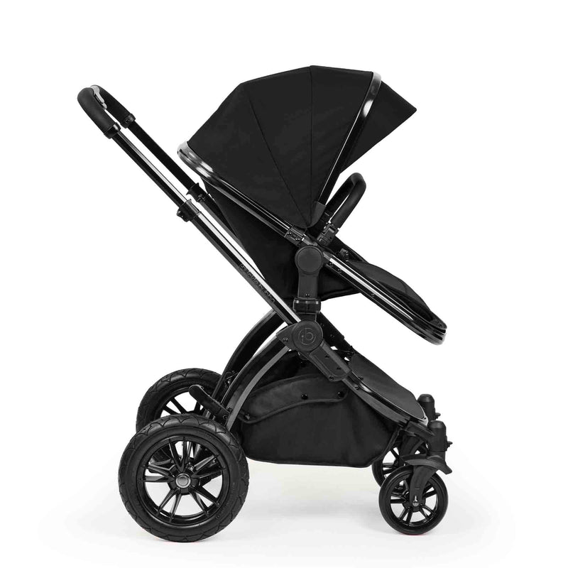 Ickle Bubba Stomp Luxe Elements Edition 17 Piece Bundle Inc Bubba Crib - Raven