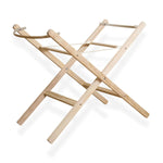 Clair De Lune Dimple Palm Moses Basket With Stand & Bedding Bundle