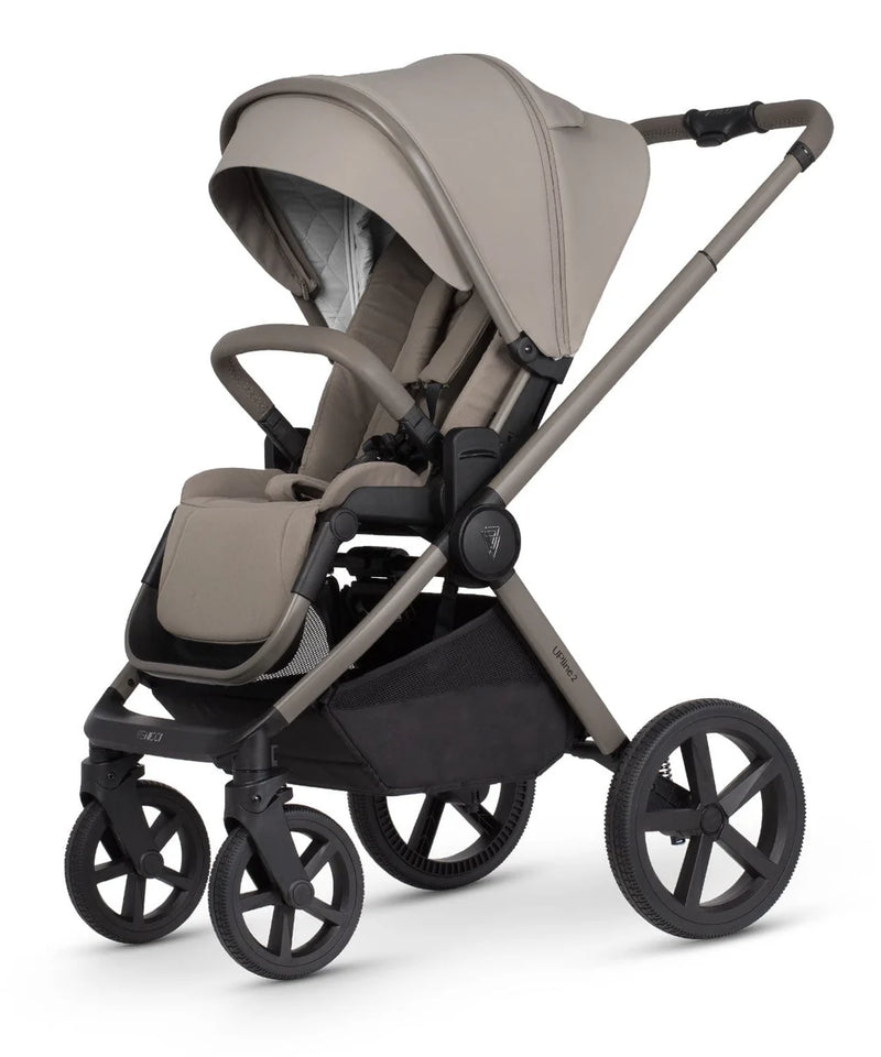EX DISPLAY Venicci Upline2 Pushchair + Carrycot Bundle - Taupe