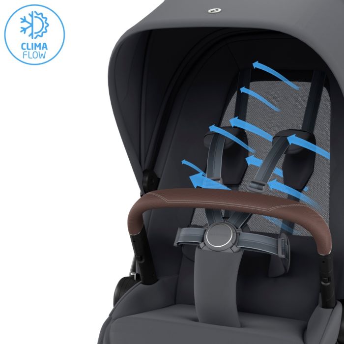 Maxi-Cosi Fame Pushchair & Carrycot - Moon Graphite (2026 Model)